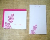 Jocelyn Stationery and Notepad Personalized Custom Set - Gift for Sister Friend Mother Coworker Teacher