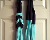 Single Braided Infinity Loop Scarf - Two-Toned: Pick Your Colors