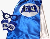 Custom Embroidered Vintage Bat Superhero Pack with Cape, Cuffs, and Mask