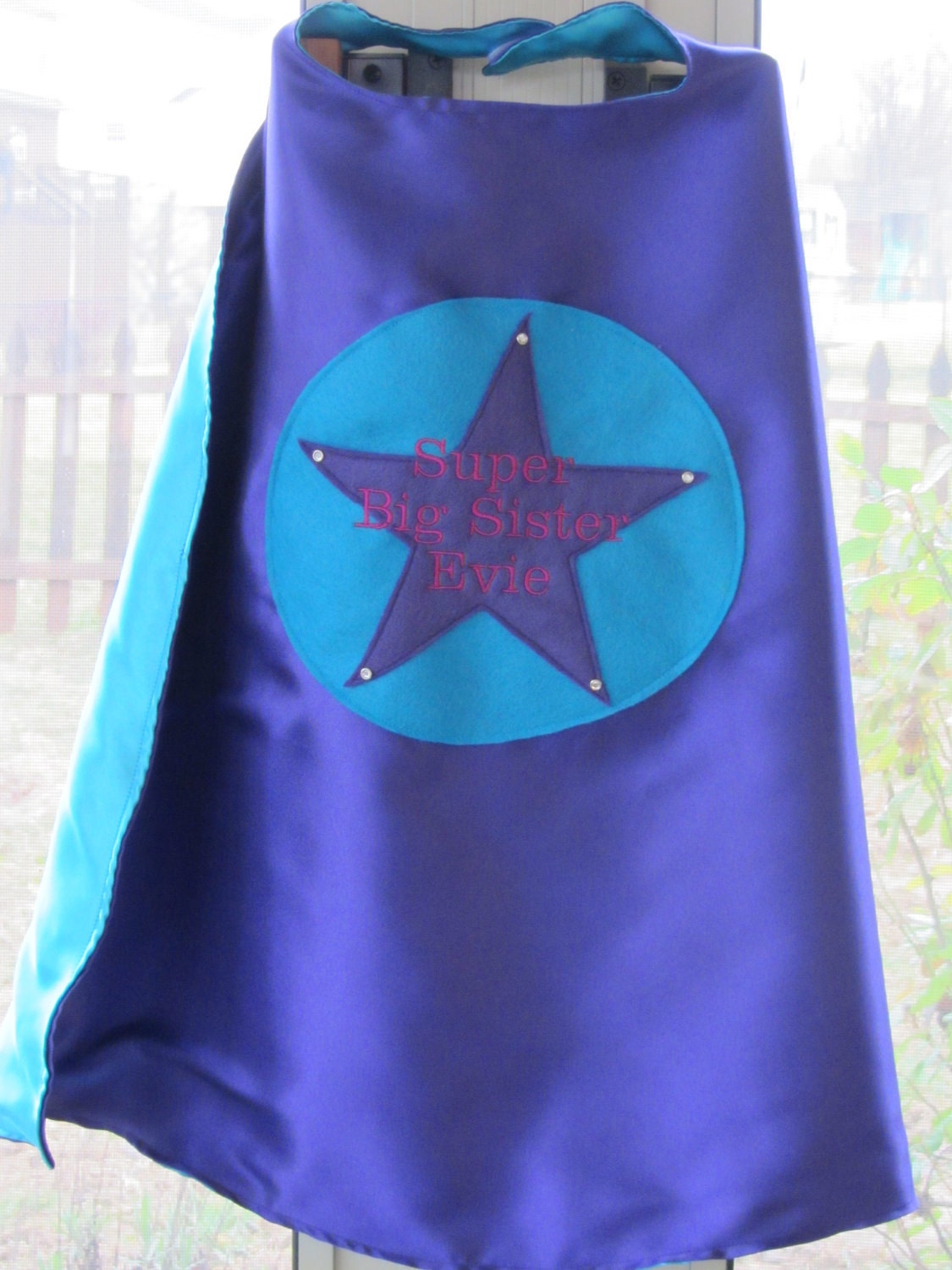 Custom Embroidered Big Sister or Big Brother Cape