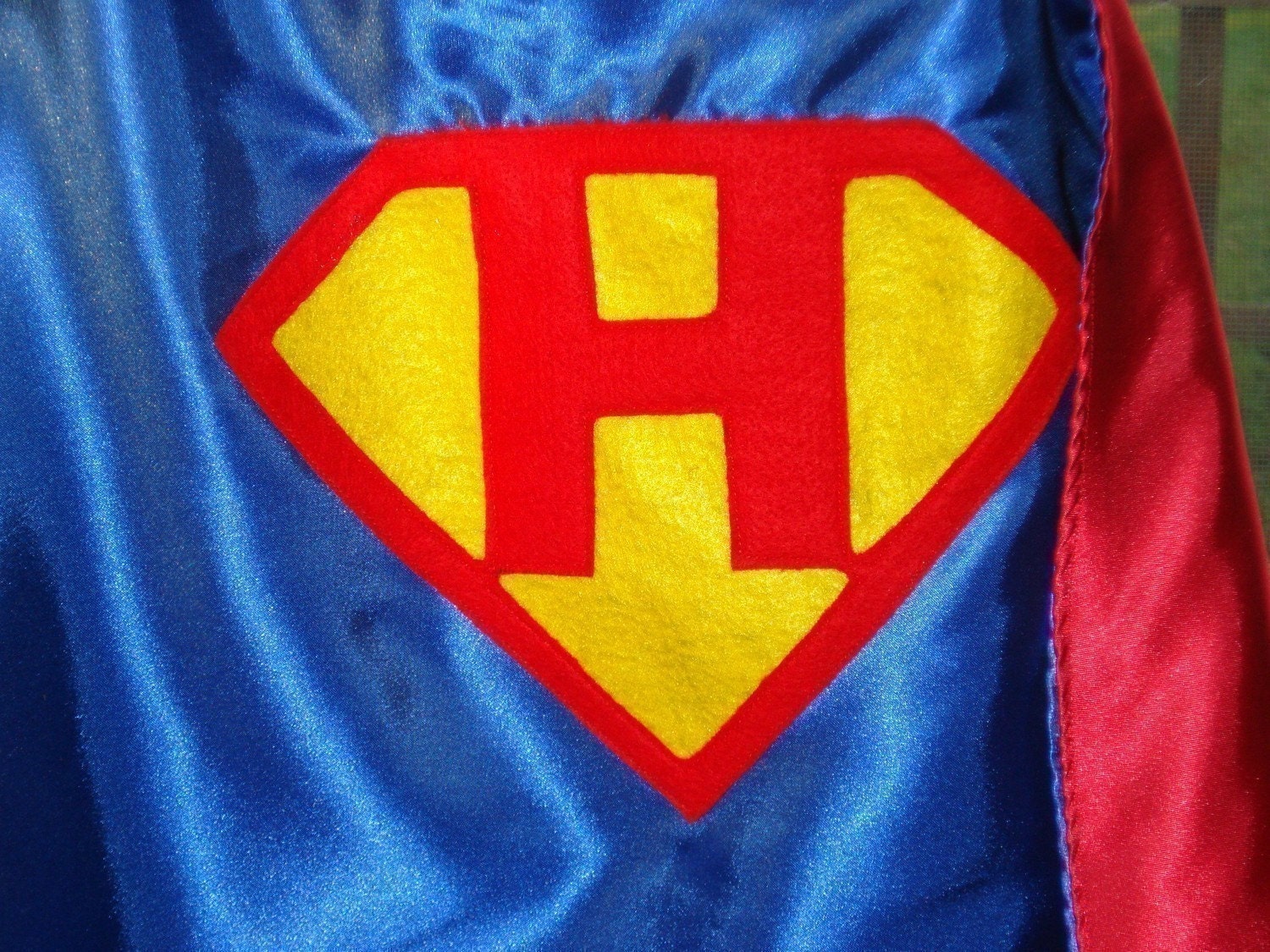 Custom Initial Superhero Cape