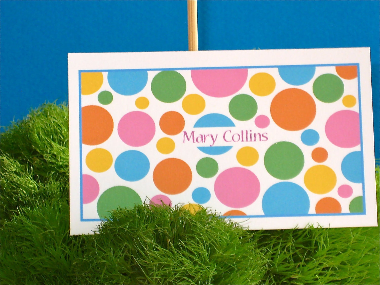 Calling cards or gift cards personalized for children, tweenies (20)