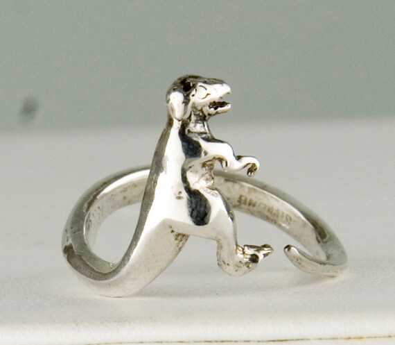 T-Rex Sterling Silver Ring