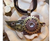 Stunt Pilot Steam Punk Pendant