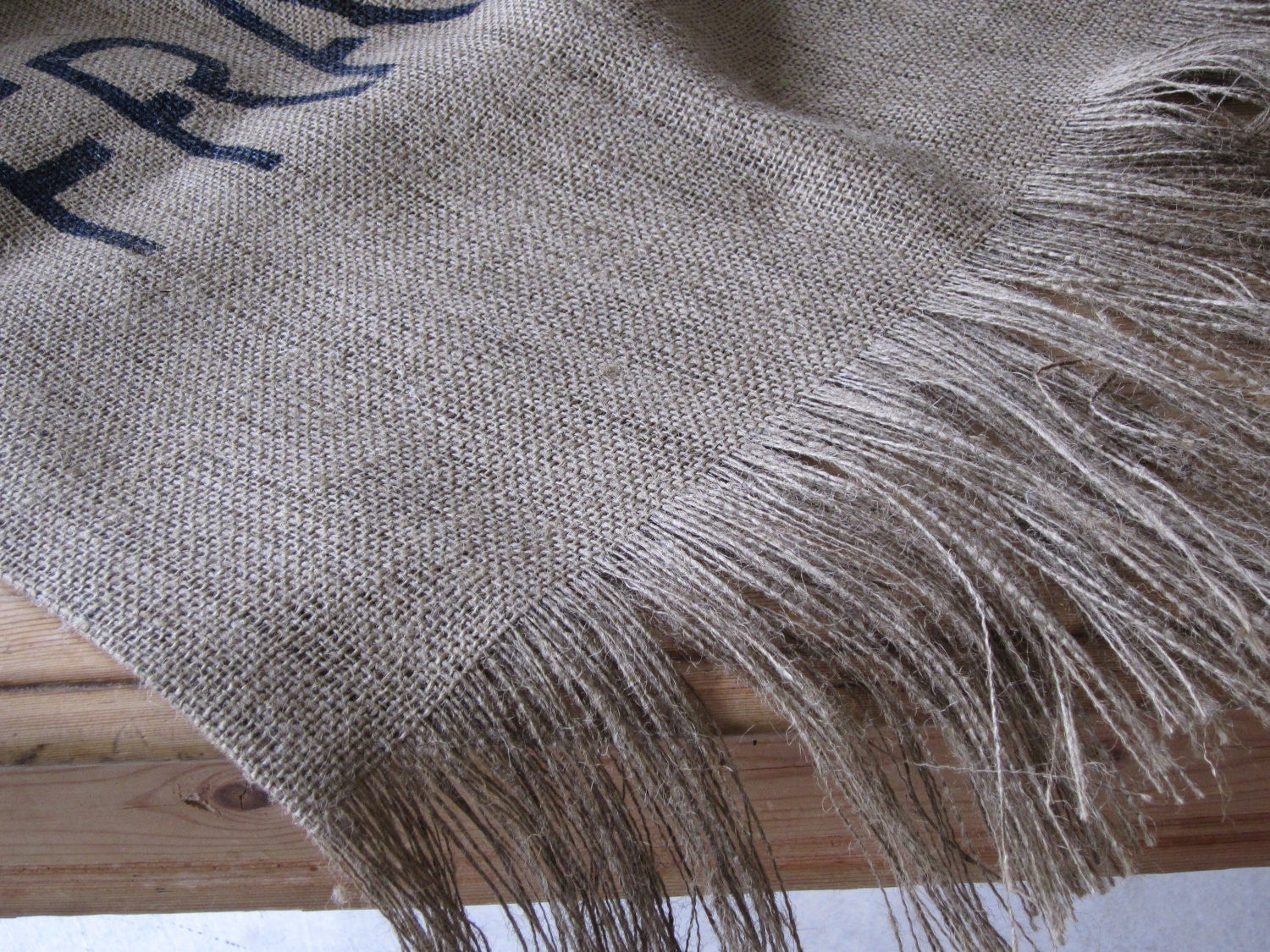 France Burlap Runner
