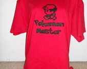 diy POKEMON MASTER ash ketchum adult unisex tshirt