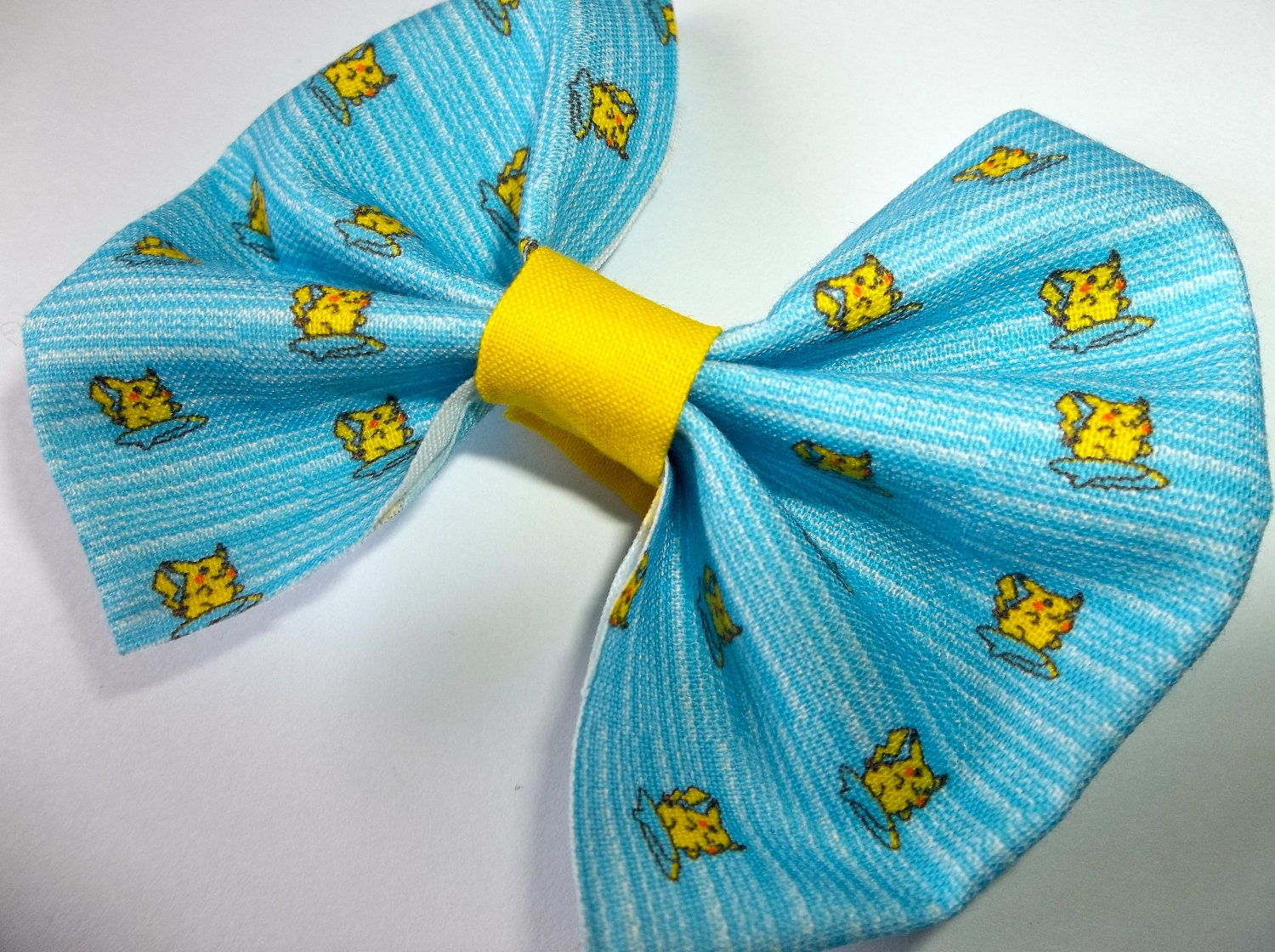 Surfing Pikachu Pokemon Hair Bow or bow tie