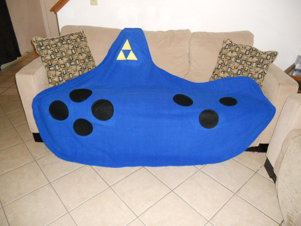Legend of Zelda Giant ocarina LOZ fleece blanket