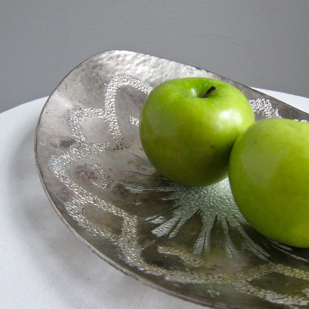 Dorothy Thorpe Silvered Glass Bowl - Mid Century California