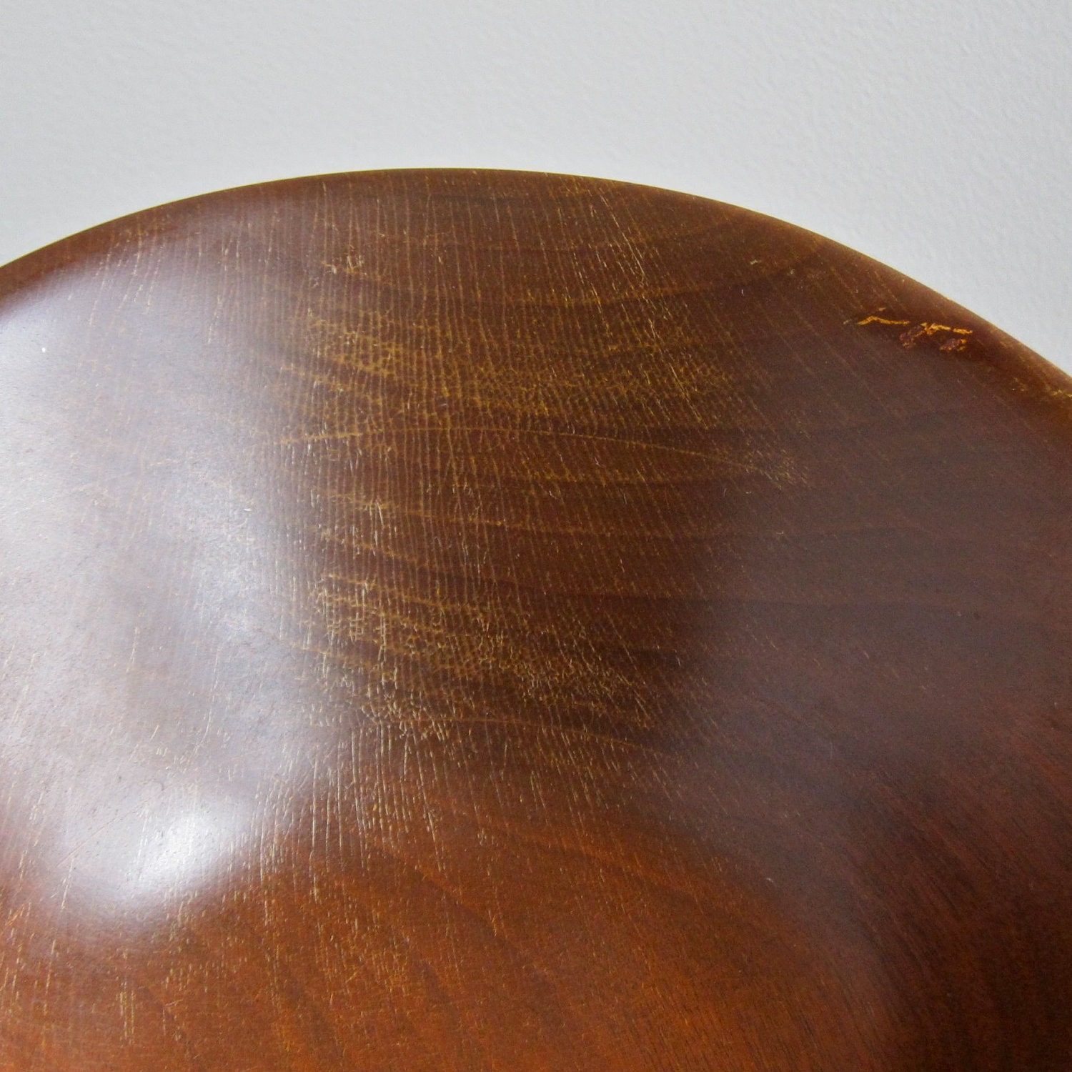Mid Century Gorham Sterling Silver and Walnut Salad Bowl