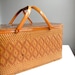 Vintage Woven Picnic Basket for Summer Lunches in Brown