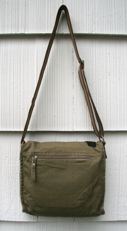 FTR Canvas Field bag -- Dark Khaki / sand