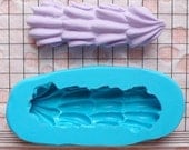 Long Whipped Cream Mold 44mm Flexible Silicone Mold Kawaii Sweets Cell Phone Deco Polymer Clay Fimo Jewelry Cabochon Charms Resin Wax Soap