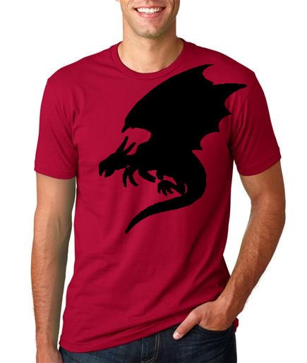 Dragon T shirt cool T-shirt screenprinted Tee