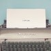 i love you,  8 x 10 photograph, vintage typewriter, home decor, blue