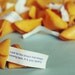 fortune cookies, 8 x 10 photograph, home decor, blue, yellow, brown, dream