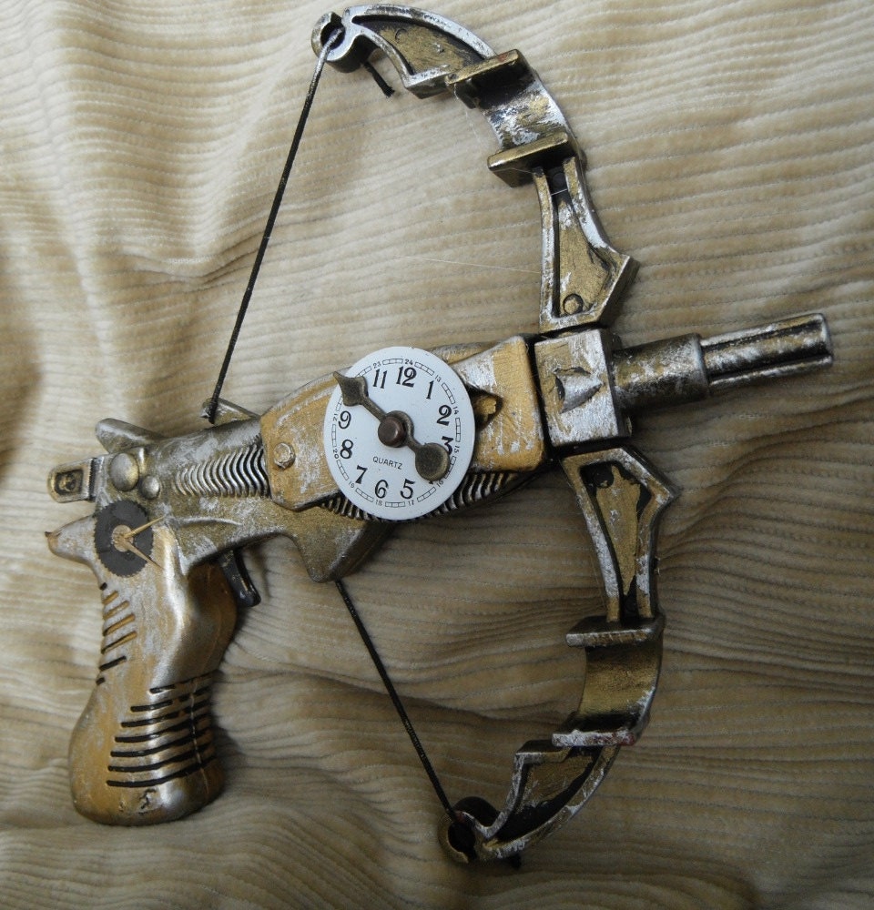 Time's Arrow, Clockwork Miniature Crossbow, WORKING steam punk dart gun