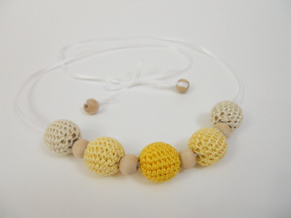 Nursing Necklace - Yellow Hues