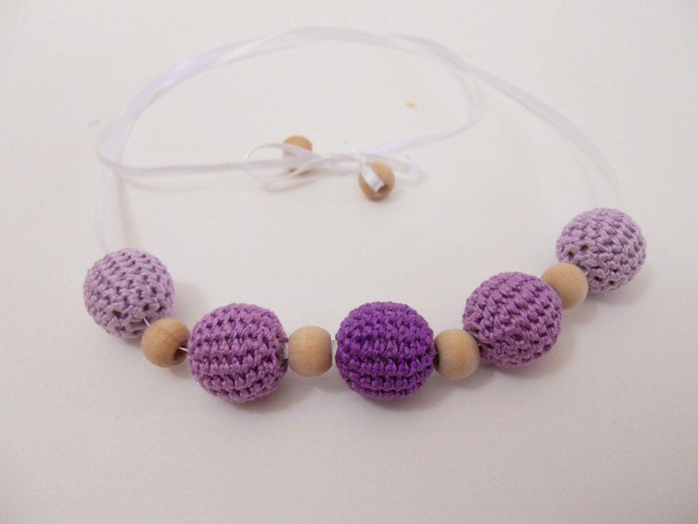 Nursing Necklace - Purple Hues