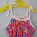vintage toddler girl sun romper size 3T. 4T