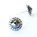Black Diamond Earrings, Rose Rose Cut Black Diamond Earrings, Diamond Studs, Black Diamond Studs, Pave, Antique Finish Earrings, Nixin
