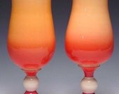 Gulf Coast Sunset - Hurricane Chalices (Set of 2)
