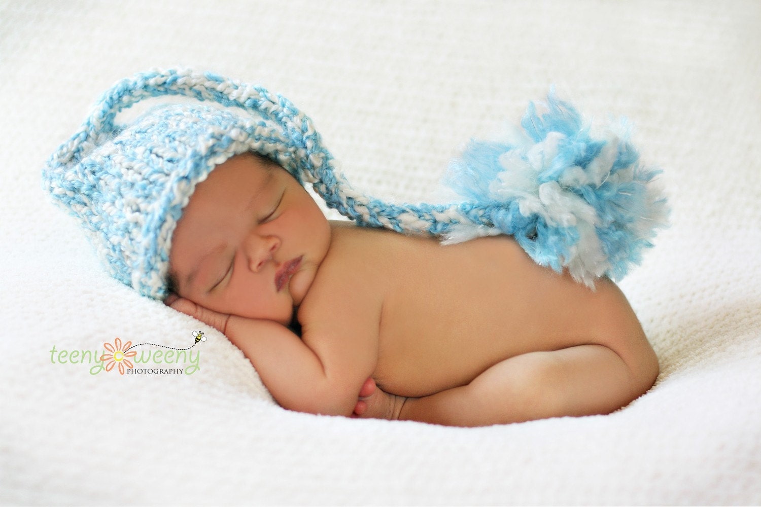 Little Elf Knit Baby Hat, Beautiful Photography Prop, Choose Your Color