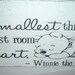 Winnie pooh wooden plaque quote 100 years/smallest room shabby chic distressed