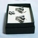 Mens Bowling  Cuff Link and Tie Tac Set 1960s NEW OLD STOCK...csc10
