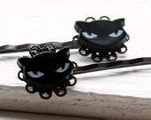 Black Cat Hair Pins