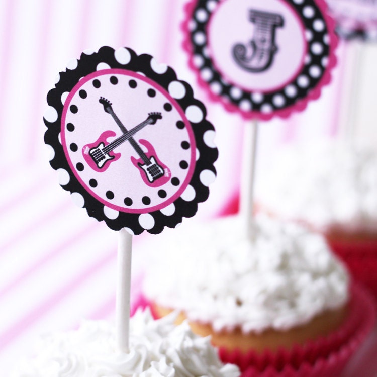 Rock Star Printable Party Circles Il_170x135
