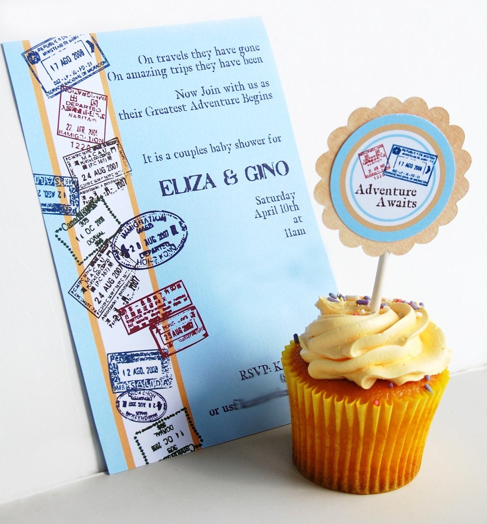 The Traveler's Printable Party Invitation Il_570xn