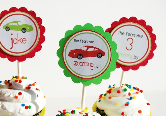 Cars that Zoom Printable Party Circles Il_570xn