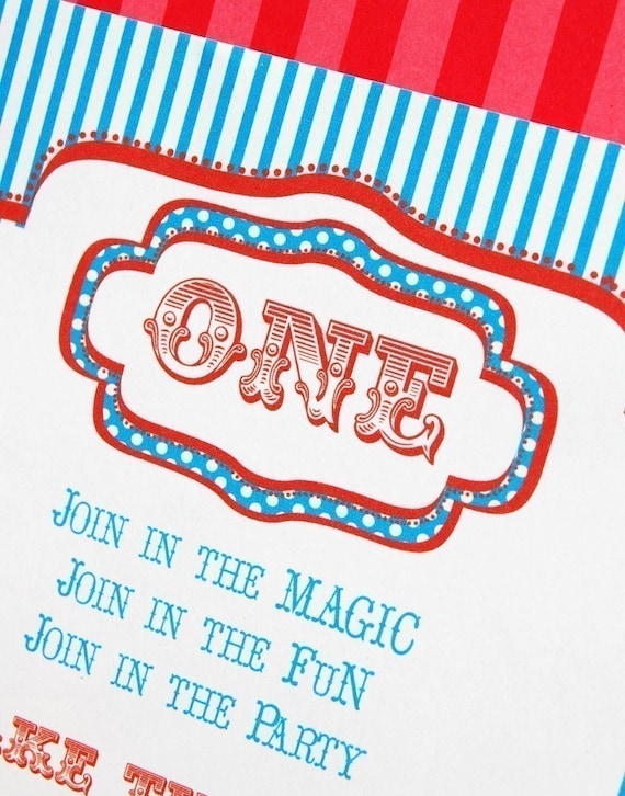 Vintage Carnival Printable Editable Invitation Il_570xn