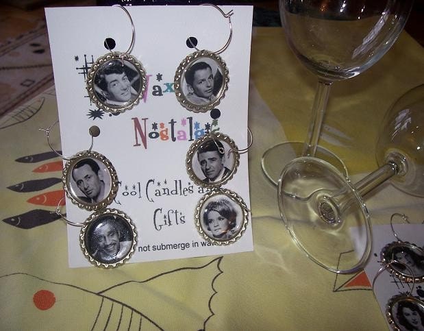 Rat Pack Wine charms