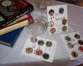 My Favorite Books Wine charms--made to order