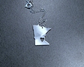 I Heart Minnesota Necklace