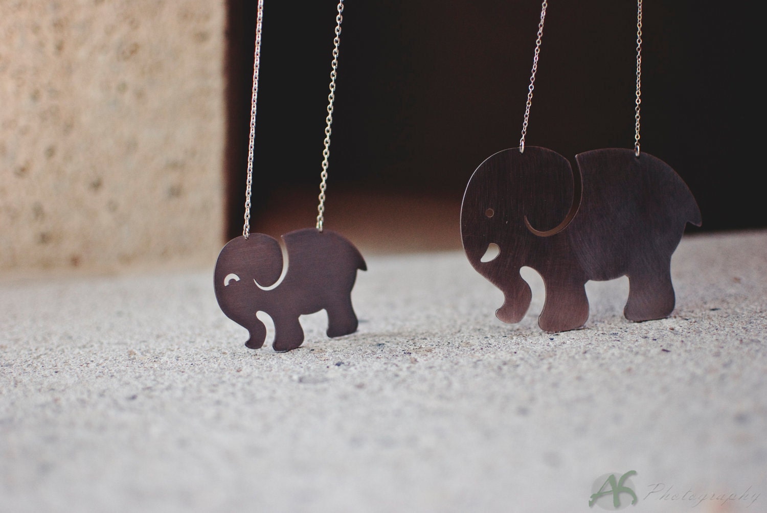 Baby Elephant Necklace