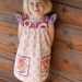 Girls Spring Play Dress-  Square Neck Dress with Pockets