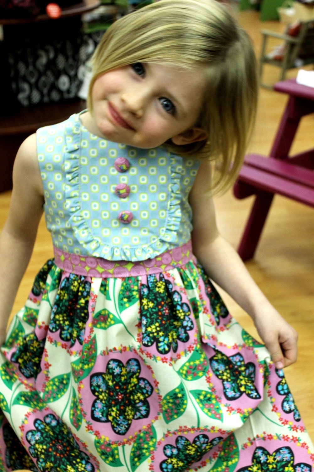Easter Dress Spring "Playful Picnic" dress