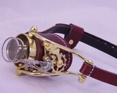 Steampunk Goggles Victorian Theatrical Goth Brass Monocle  BRN LARP Cosplay  - Exclusively from Steampunkdesign