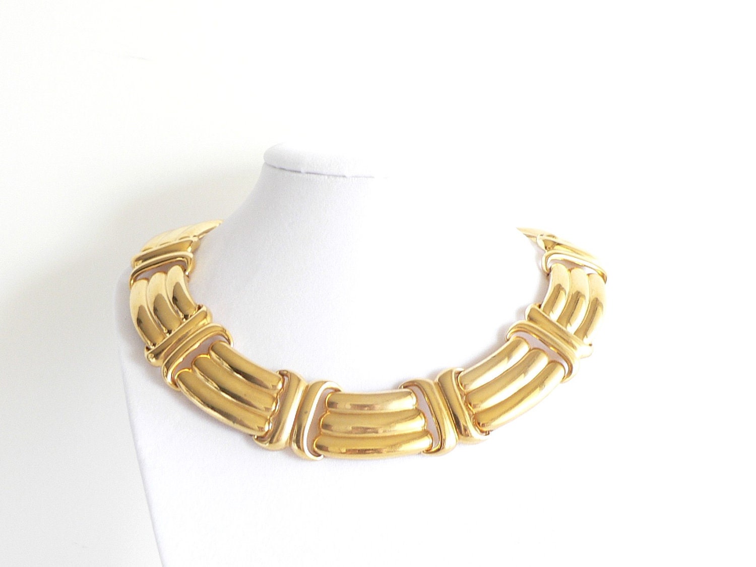 Vintage Cleopatra Statement Choker Necklace Napier Jewelry