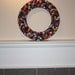 Felt balls wreath 38cm/15inches felt ball home decor