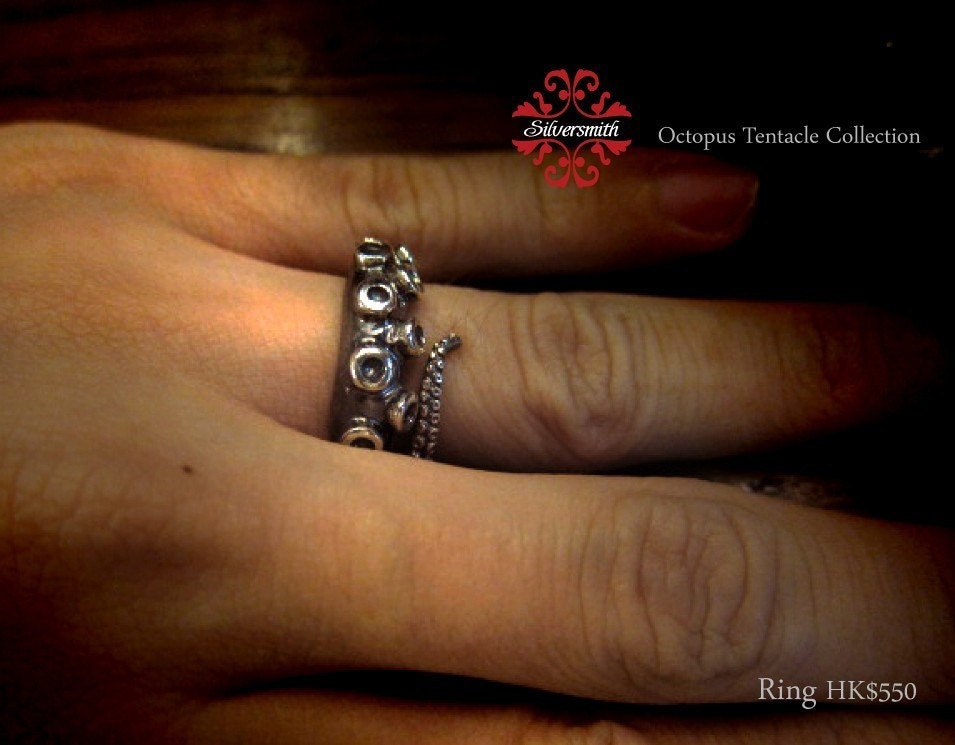 Silversmith Octopus Tentacle Sterling sliver Pendant