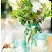 40 Blue Ball Vintage Mason Fruit Jars Perfect for Centerpiece Set