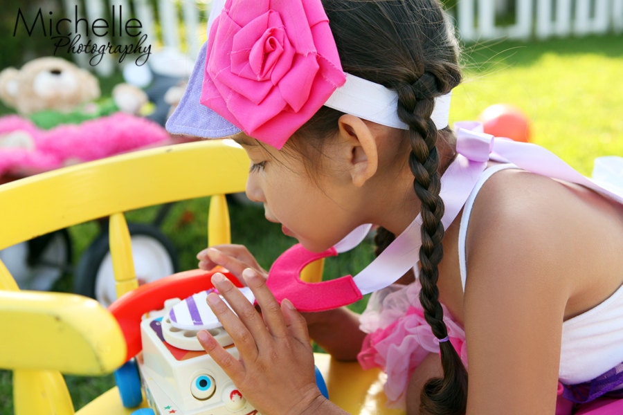 Doc McStuffins inspired Ribbon Necklace Dress up Stethoscope