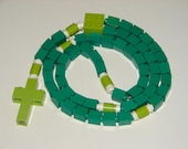 Green Catholic Rosary  (The Shamrock)