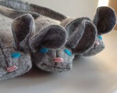 Gracie the Mouse wool blend felt catnip cat toy