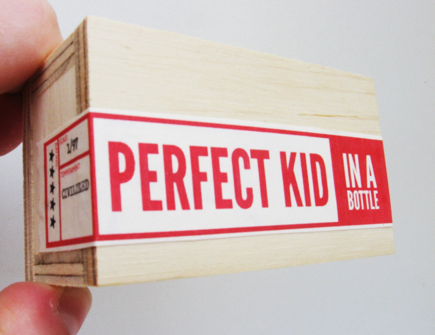 SALE - Perfect Kid in a Bottle - Ships May 7th