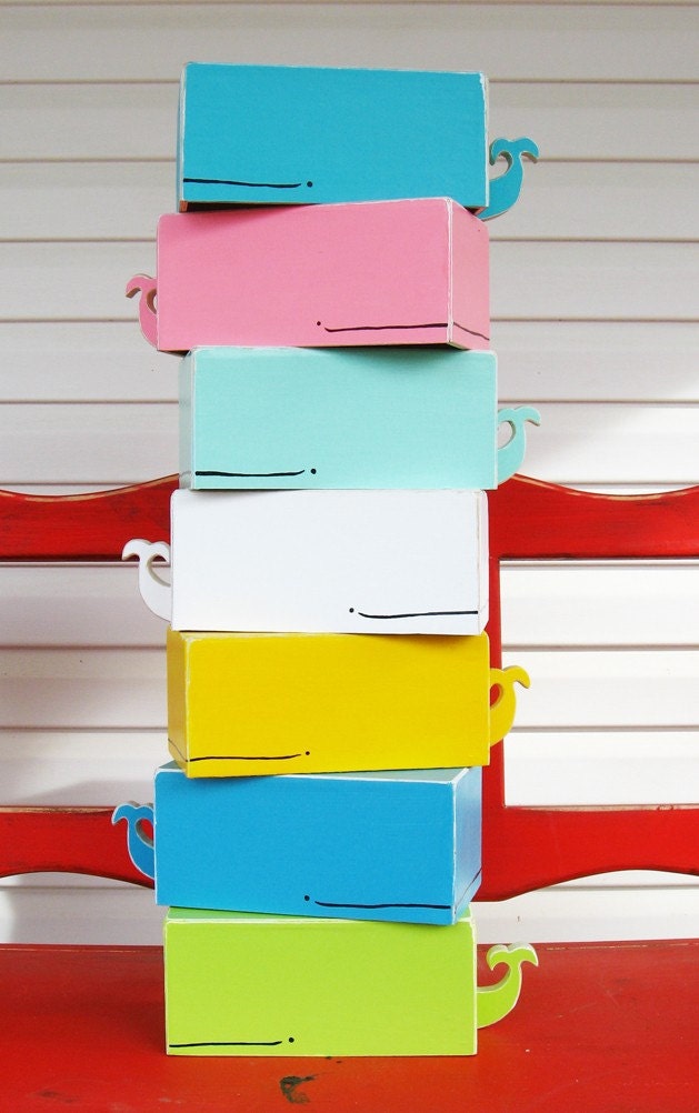 Whale Tissue Holder - Green - Ships June 28th
